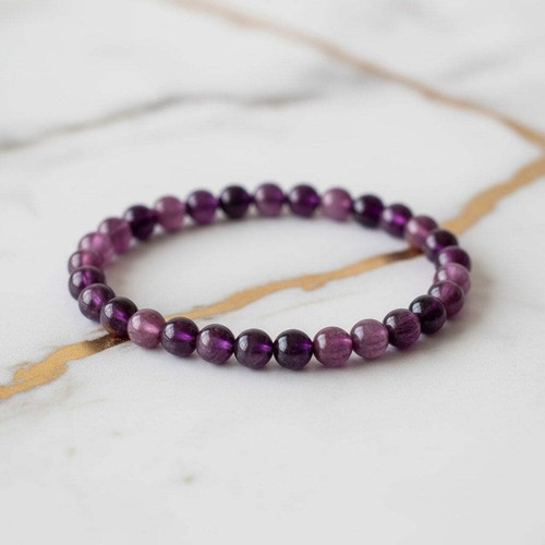 Lepidolith kugelarmband 6mm - 6mm,