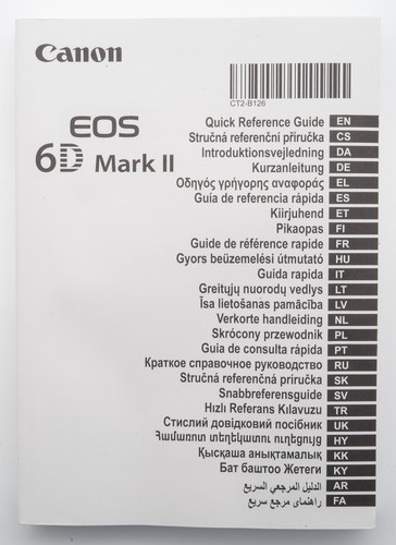 Bedienungsanleitung canon eos - bedienungsanleitung,