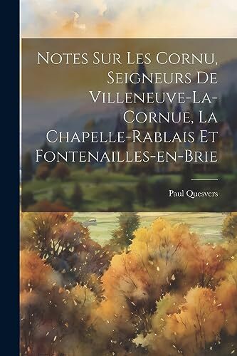 Paul notes sur les cornu - paul,