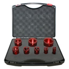 Profi Set Diamant Fliesen Bohrkronen 8 tlg. Feinsteinzeug Granit Fliesenbohrer