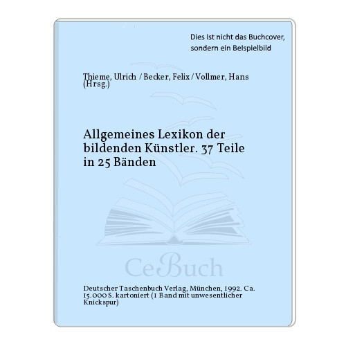 Thieme ulrich becker - /,