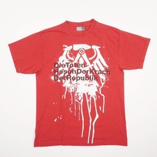 Die Toten Hosen Herren Fan T-Shirt Gr. M rot Kurzarm Rundhals Oberteil Baumwolle