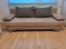 Sofa Chouch Schlafsofa mit Bettfunktion, Bettkasten, 3-er Sitz