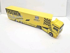 ✅Herpa 038102 1:87/H0 MAN TGA XXL "Fischer Racing Team" #R4