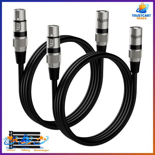 Xlr kabel mikrofonkabel - mikrofonkabel, 0,5m