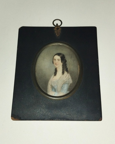 Miniatur dame anfang jh - 19,