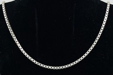 925/- Sterlingsilber Kette, Venezianer, 80 cm lang, 2  mm breit, extra lang.