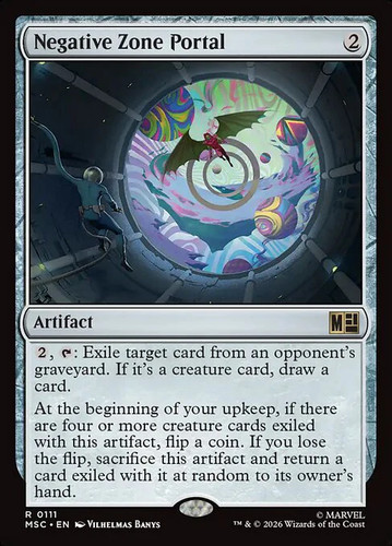 Magic mtg negative zone - negative, portal