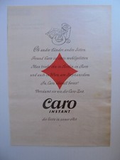 CARO Instant Kaffee der Erste