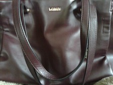 Damenhandtasche L Credi, Weinrot, Kunstleder, ( Ähnlich wie eine Kellybag)