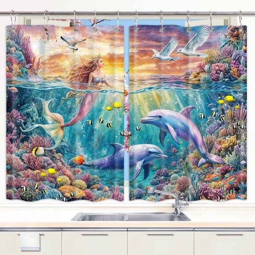 Meerjungfrau delfin meer - delfin,