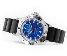 AUTOMATIC RUSSIAN DIVER WATCH TAUCHERUHR AUTOMATIK VOSTOK 120656 20 ATM DE