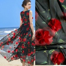 Bestickt blumen hauchdünn - bestickt,