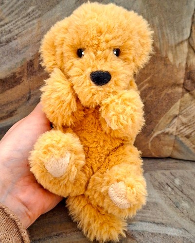 Kuscheltier hund welpe golden - kuscheltier,