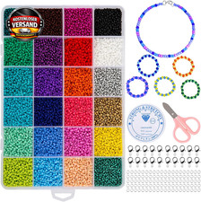 Perlen Set 24000 Glasperlen 2