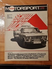 DDR Illustrierter Motorsport 7/78 Motorboot Schwielochsee, Motocross Apolda