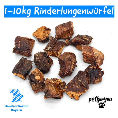 Rinderlungenwürfel für hunde - für,