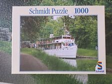 Schmidt Puzzle 1000Teile "Göta Kanal" Wunderschön mit  dem Schiff Juno Top