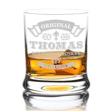 Whiskyglas mit personalisierter Tumbler Wunschgravur - scotch bourbon whiskey