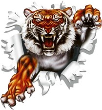 Aufkleber Einschussloch 90 mm