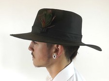 Neu Wachs Baumwolle Hut