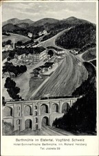 Ak Jocketa Barthmühle Pöhl im Vogtland, Viadukt im Elstertal - 3650086