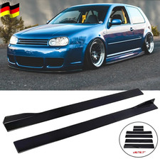78.7"/2M Schwarz Glanz Seitenschweller Sideskirts Schweller Für VW Golf 4 1J