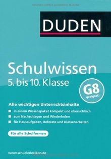 Duden schulwissen bis 10 - schulwissen,
