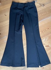 MEXX - sehr edle Hose, Schlaghose , Abendgarderobe - TOP , Schwarz Gr. 42 (40)