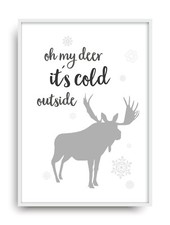 Fine Art Kunstdruck COLD DEER