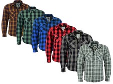 Motorrad Biker Holzfäller Hemd Shirt mit Aramid M L XL XXL 3XL-5XL Biker Hemd 