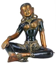 Weißwal Tara Buddha Idol