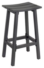 Bizzotto Barhocker Barstuhl Tresenhocker Gartenhocker Aluminium Anthrazit