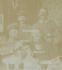 Foto Frankreich Camelin Offiziere Stabswache-Brustschild-Kettenhund 1.WK(g628)  