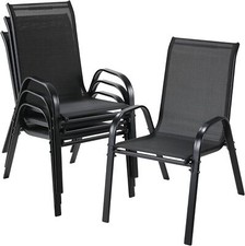 4 Gartenstuhl Stapelstuhl