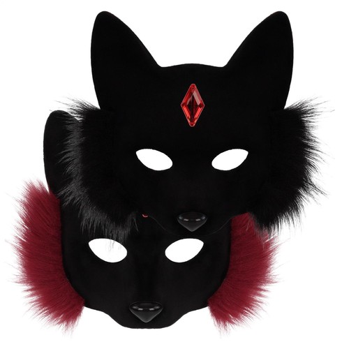 Fuchs katze halbgesichtsmaske - fuchs,