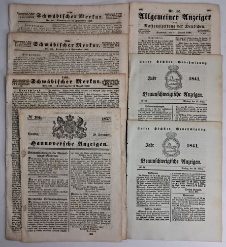 Konvolut zeitungen - konvolut,