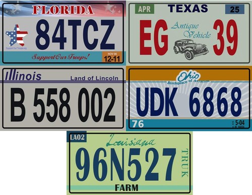 Los mit usa autokennzeichen - mit,