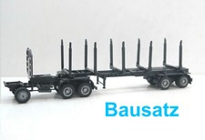 1:87 EM244 Bausatz Langholz 6x6 LKW mit Auflieger Kibri Basis für Umbau Eigenbau