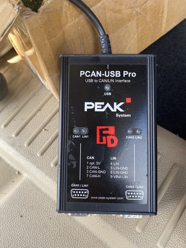 1pc used pcan usb - pcan-usb, fd