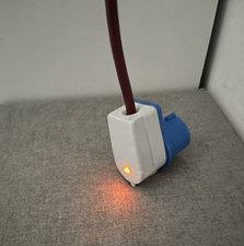 CEE Winkelstecker  Wohnmobil /Caravan mit Kontroll-Leuchte 3-polig