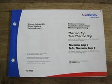 Einbauanleitung Einbauanweisung Schaltplan Webasto Thermo Top BW50 DW50