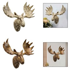 Elchkopf-Wandskulptur