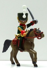 GARDE TROMPETER DUNKEL GRÜN REITER B Playmobil zu Handschuhe Napoleon Custom RAR