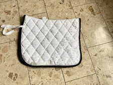 Equest Schabracke weiß mit Strass / Glitzer 