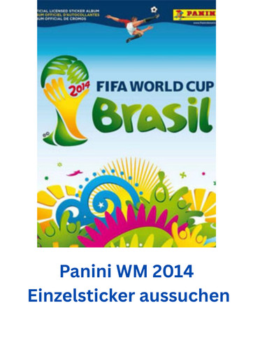 Panini 2014 einzelsticker - wm,