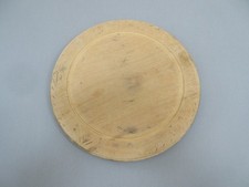 Altes rundes Brotbrett aus