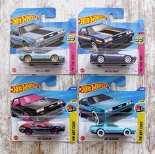 4 x Hot Wheels DMC Delorean HW The '80s 8/10 & HW Art Cars 5/10