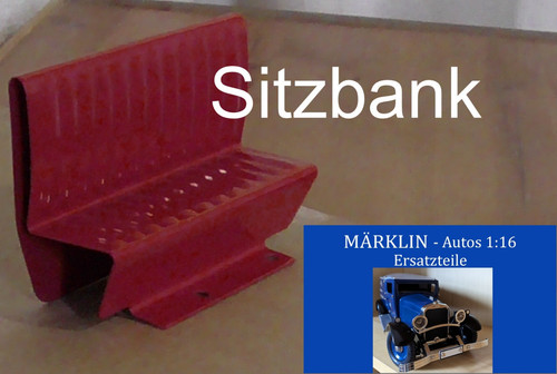 Original märklin sitzbank - original,