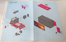 Playmobil 3817 LKW mit Auflieger Sunset-Express  Bauplan RARITÄT !